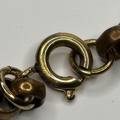Vintage Brass Filigree Festoon Bib Necklace Victorian Revival Hollow Ball Drops