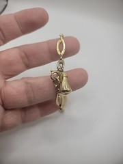 Vintage Sarah Coventry Womens Bracelet Gold Tone Links Dainty Wedding