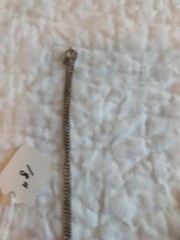 Lot Of 3 Vintage Necklaces Lucite Mica inside Bakelite? Pearl Metal paint mosiac