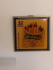11 pins- golf bag, NY Jet, postage stamp, Christmas Cat,Princess coin,4 US flags