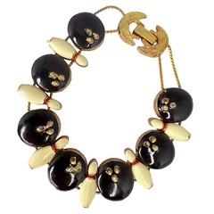 Bowling Ball Bracelet Slider Charm 7” Gold Tone Bowling Gift Vintage
