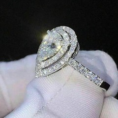 Art Deco 2.30 Ct White Diamond Antique Vintage Wedding Ring 925 Sterling Silver