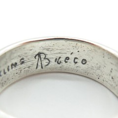 BOLECO 925 Sterling Silver Vintage Engraved Adjustable Band Ring Size 8.5