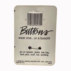 Vintage 80s American Greetings Fashion Button
