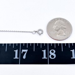 Cable Chain Necklace | Estate Sterling Silver 925 | 17.75″