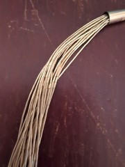 Vintage Navajo Liquid 1/20 12K GF 20 Strands Chain Necklace 30 In Long