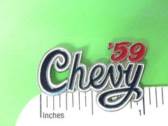 1931 – 1959 CHEVY – hat pin , tie tac , lapel pin , hatpin GIFT BOXED