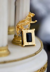 Kenneth Jay Lane 18K Gold Plated, Any Glass & Crystals Panther Pin