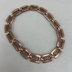Vintage Renoir Copper Necklace q3z