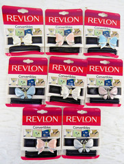 vtg y2k Lot of 8 NOS Revlon Convertibles RV4231 Brooch Choker and 3 Hair ties