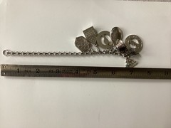 Vintage 1970’s Sara Coventry Charm Bracelet Bell Aquarius 2000 Club Religious