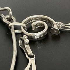 Vintage Sterling Silver Artisan Jewelry 8 Piece Mix Lot- Mexico, USA 185g