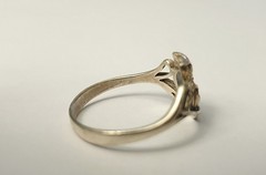 Unique Vintage Solid 925 Sterling Silver “Perched Owl on a Branch” Size 9 Ring