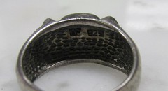 Misc. Lot of 3 Women’s Sterling Silver Rings w/ Stones ~ 14g ~ 5-F458