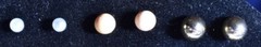 Vintage Post Earrings 14 Pairs Lg Med Small Faux Pearls Crystals and Balls Nice