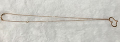 Vintage 1/20 14k Gold Floating Open Heart Necklace with BOX! Sarah Coventry