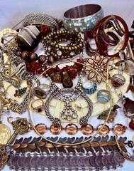 Vintage Estate Costume Jewelry Lot! AVON, MONET and more!