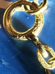 Vintage 1/20 14K Yellow Gold Filled Curb Link Chain Necklace 18”