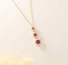 Round Cut Lab Created Diamond Woman’s Fancy Gift Pendent 14K White Gold Finish