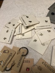 NOS Pierced Earrings Lot of 80 , Liz Claiborne, Elements, Nine West &