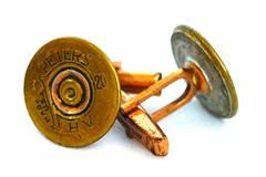 Vintage Remington Peters 20 Gauge Shotgun Cufflinks