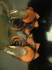 Vintage Modernist MidCentury Modern Signed Rame Copper Pendant Necklace Earrings