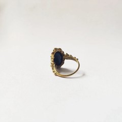 Art Deco Style 925 Silver Victorian handmade Black onyx Anniversary Wedding Ring
