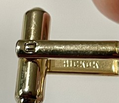 MCM Hickok USA Monogram Initial H Cufflinks Tie Bar Clasp Lot Mixed Gold Silver