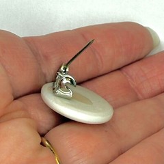 Inspirational Brooch Pin Ceramic My Grace Is Sufficient For You 1.25in Religious