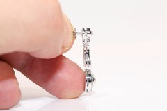 14K White Gold Over 2CT Round Lab Created Diamond Art Deco Vintage Drop Earring