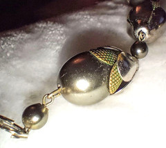 VTG Art Deco Necklace Machine Age Botanical German Modernist J. Bengel School