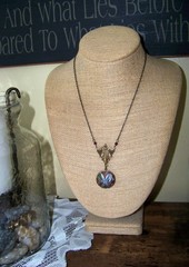 Art Nouveau Unique Lovely Lavalier Necklace