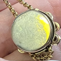Vintage 12k Gold Filled Watch Chain FOB, ChatelaineSlide,Swivel Dog Clip, ~READ~