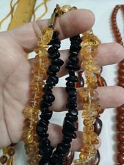 Amber Jewelry Lot Reconstituted & Baltic Amber Mixed Lot READ Descrip