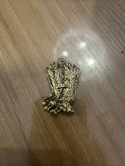 VTG 1980’S PEWTER AND GOLD PLATED EAGLE PENDANT – COSTUME JEWELRY