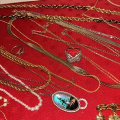 Vintage Estate Jewelry Lot-All Wearable Mix Estate Find- #062226