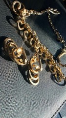 Vintage 1950s Sarah Coventry Celestial Fire Necklace and Clip-On Earrings Set