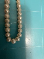 VTG 6mm Genuine Cultured Pearl Necklace 15” 19.8g