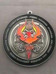 COMBAT SPARRING MEDAL XMA CREATIVE WEAPONS AND FORMS NO CHAIN INSPIRE ACHIEVE