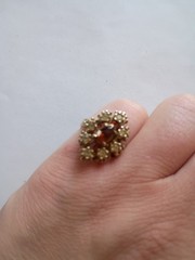 vintage womens 18k hge ring