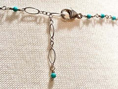 Camilee Designs Sterling Silver Turquoise Multi Gemstone Briolette Necklace Box