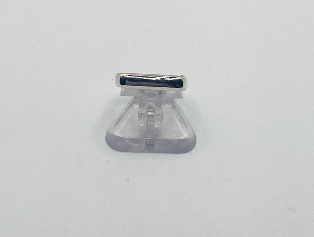 Vintage 925 Silver Ring Square Shape Size 6