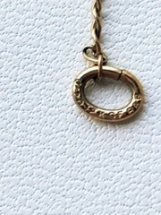 Vintage 12K Gold-Filled Curb Link Chain Necklace, 16″, Delicate – FREE SHIPPING