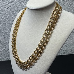 Lot 11 Unique Mixed Metals Chunky Bronze Silver Gold Brass Tone Chain Necklaces