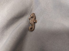 Vintage Sterling Silver Sea Horse Pendant