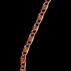 Vintage Designer Dancraft GF Gold Filled Snail Chain Bracelet Or Anklet 8.5in