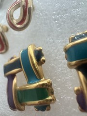 Lot of 16 Vintage Estate Sale Costume Jewelry Earrings with Backs