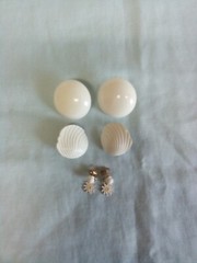 UNISEX Vintage ASSORTED Earring LOT Napier CLIP ON Earrings With PUSH BACKS
