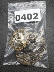 Vintage Mixed Animal Pendant Lot Gold Tone Owl Frog Swan 3 Piece Costume Jewelry