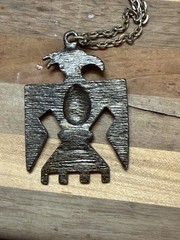 Vintage Necklace Lot Thunderbird & Dragon Pendants Costume Jewelry
